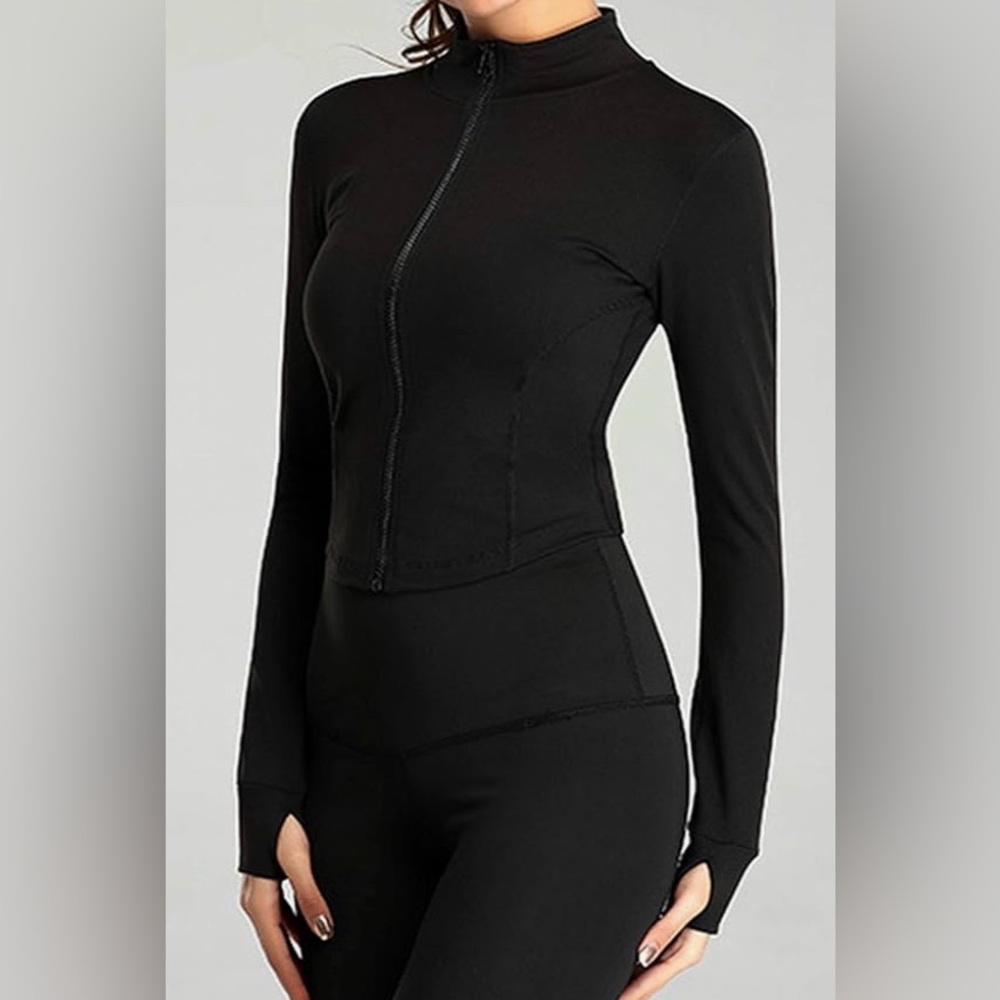 Amazon Black Zip-Up